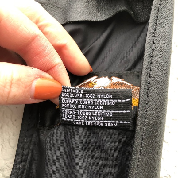 Harley Davidson New with Tags Black Leather Chaps size XS - Picture 9 of 15